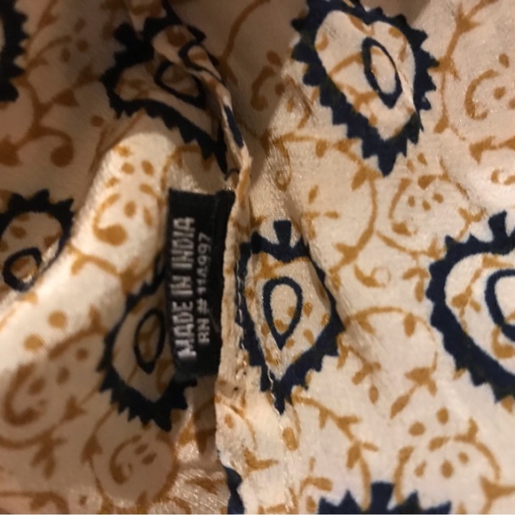 Tolani bohemian silk top - Picture 5 of 5